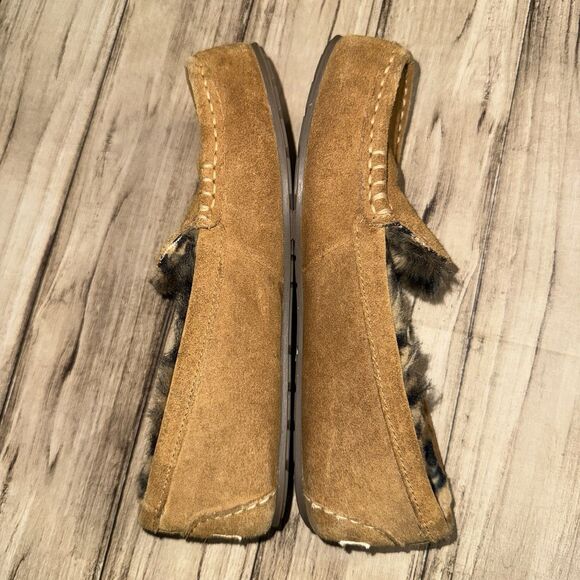 Koolaburra by UGG Lezly Cheetah Women's Suede Moccasin Slippers Size 7 - Picture 5 of 8